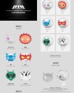 (PRE-ORDER) P1Harmony OFFICIAL LIGHT STICK ver.2 CUSTOM MASK thumbnail