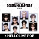 (PRE-ORDER) ATEEZ - GOLDEN HOUR : Part.6 [DIGIPACK VER. - RANDOM COVER] (+HELLOLIVE POB) thumbnail