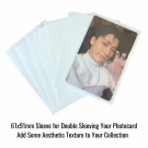 Meowcafe Premium Colored Matte Sleeves 61x91mm – 50 Pack (Minimal White) thumbnail