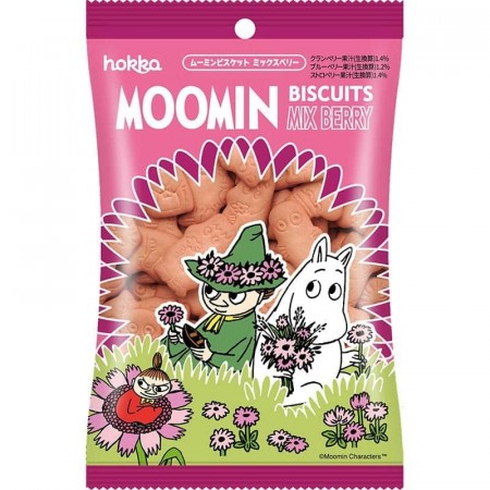 MOOMIN MIX BERRY BISCUITS HOKURIKU SEIKA 60G