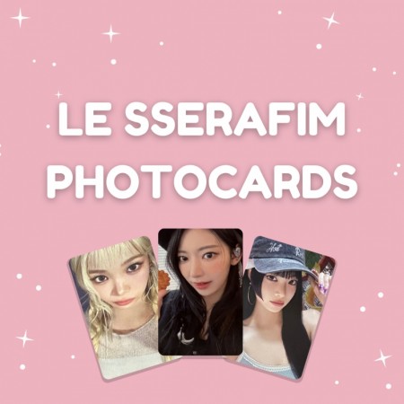 LE SSERAFIM PHOTOCARDS