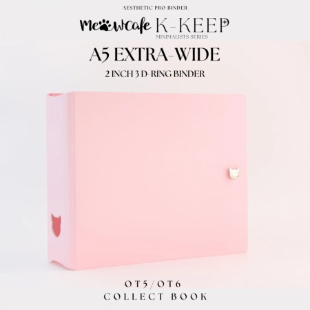 MeowCafe K-KEEP A5 Extra-Wide Binder V2 (2